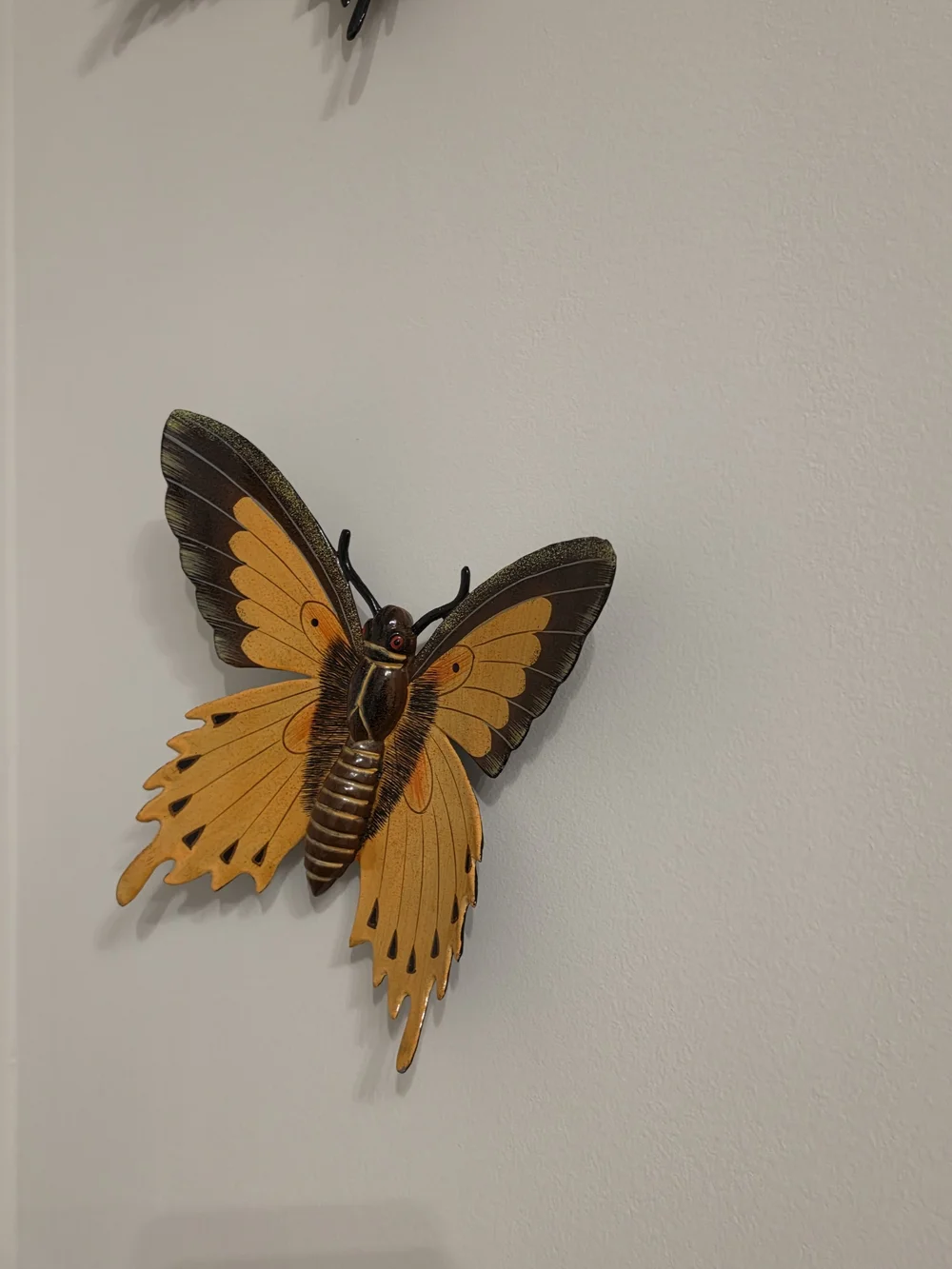 Handpainted Wooden Butterflies Set Of 5